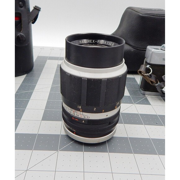 Minola Pentax 35mm Body Only Cameras Takumar Vivitar Hanimex-Praktica Lens Lot - Picture 12 of 16